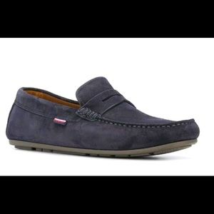 Tommy Hilfiger Navy Suede Loafer